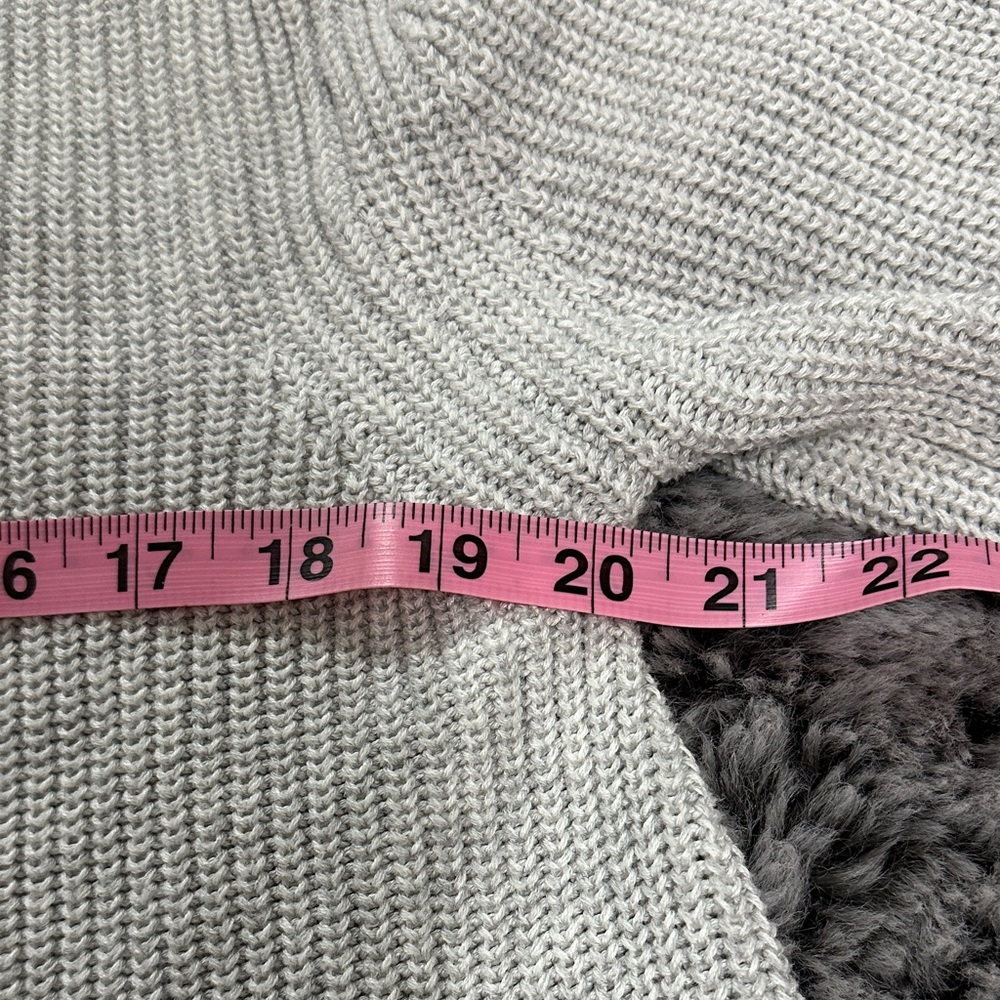 Fate Light Gray Women's Crew Neck Sweater - Picture 7 of 9